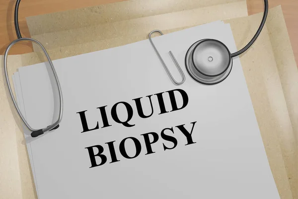 Biopsia líquida - concepto médico — Foto de Stock