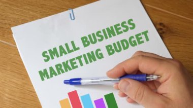 Küçük işletme pazarlama Bütçe Raporu