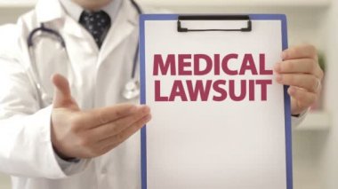 Doktor hasta dosyası tıbbi dava için kışkırtmak