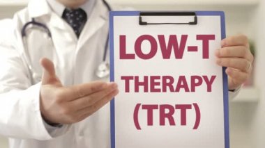 Doktor tavsiye hasta düşük T terapi