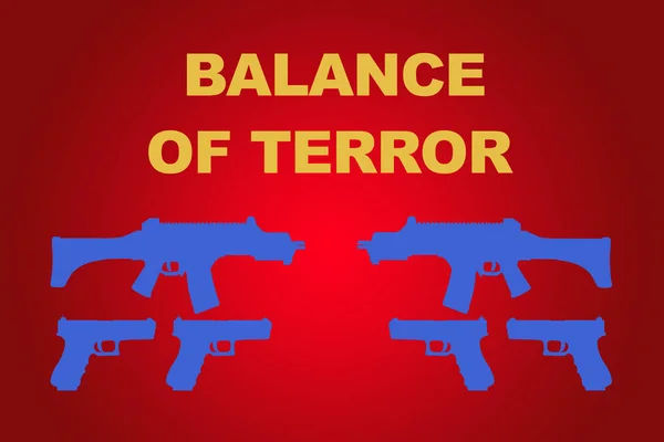 Balance of Terror concept — Stock Photo, Image