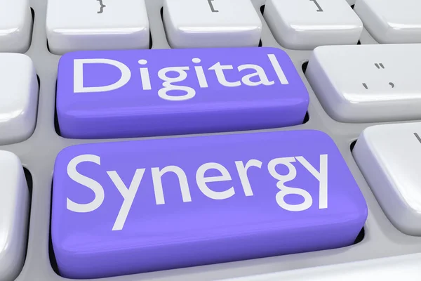 Concepto de sinergia digital —  Fotos de Stock