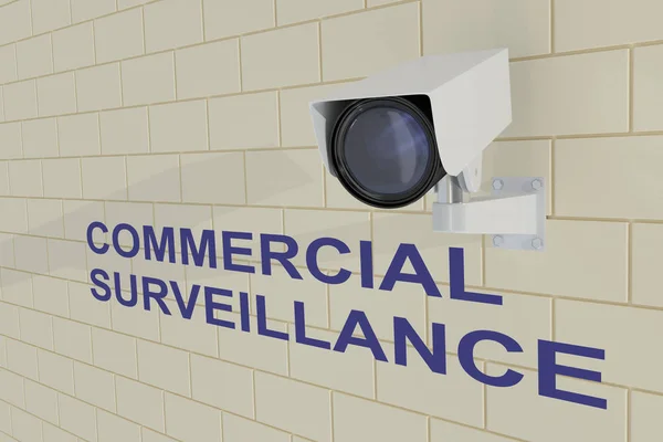 Concepto de vigilancia comercial —  Fotos de Stock