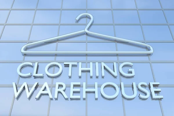 Clothing Warehouse concept — Stock Photo, Image