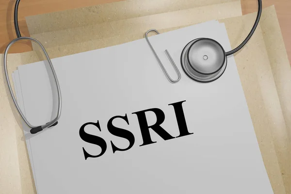 SSRI - tıp kavramı — Stok fotoğraf