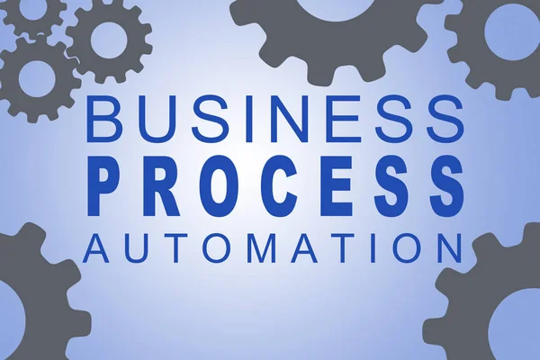 Концепция автоматизации бизнес-процессов (BPA) — стоковое фото