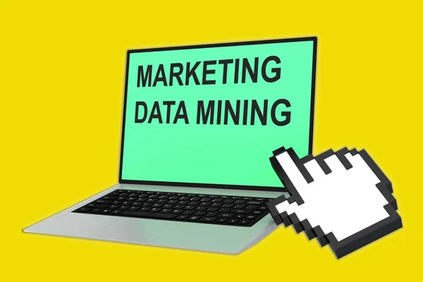 Concepto de comercialización de datos mineros — Foto de Stock