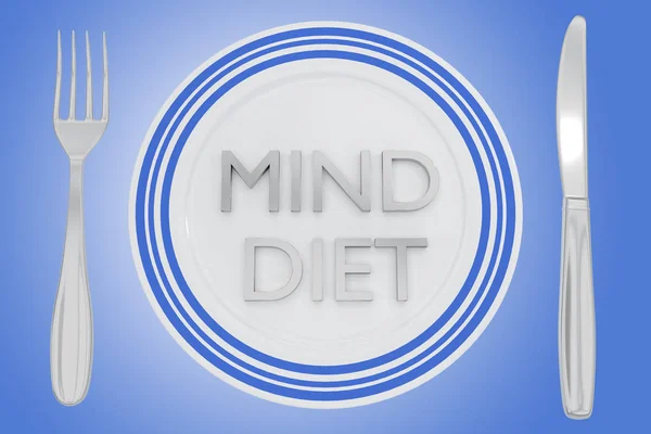 Concepto de dieta mental — Foto de Stock