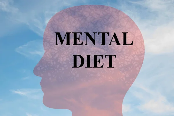 Mentales Ernährungskonzept — Stockfoto