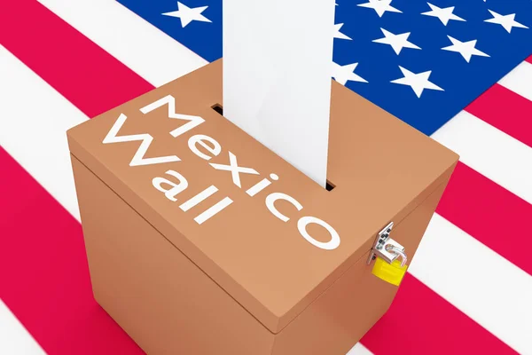 México Muro conceito — Fotografia de Stock