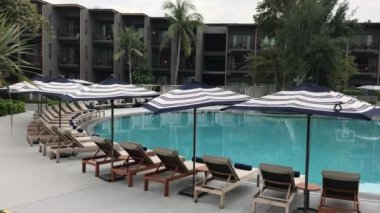 Boş resort hotel Yüzme Havuzu