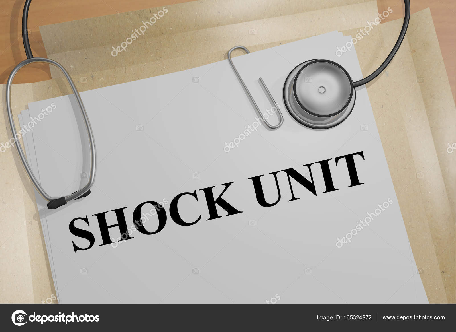 Shock Unit medical concept — Stock Photo © Premium_shots 165324972