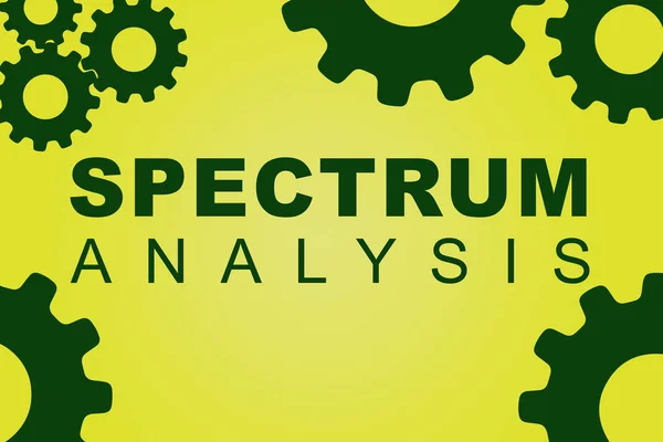 Spectrum analyse concept — Stockfoto