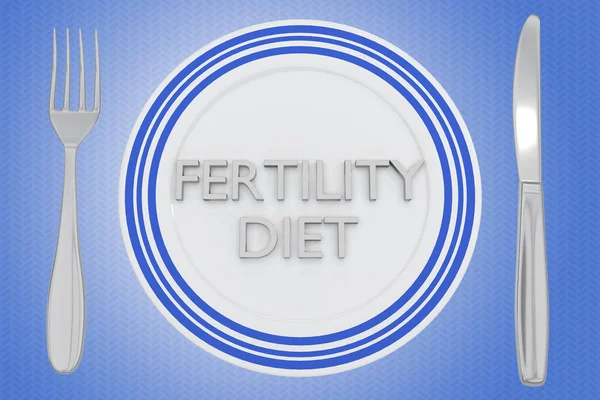 Conceito de fertilidade Dieta — Fotografia de Stock
