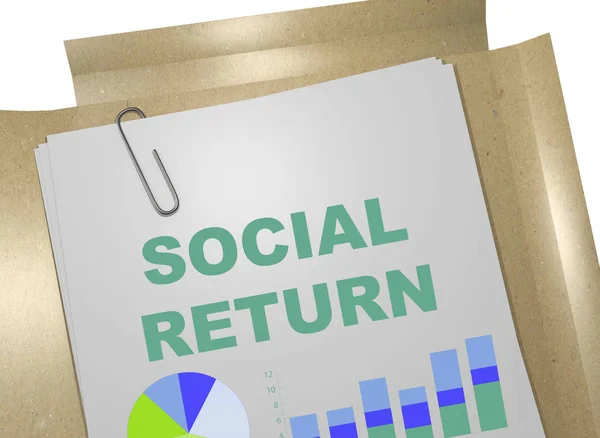 Social Return concept — Stock Photo, Image