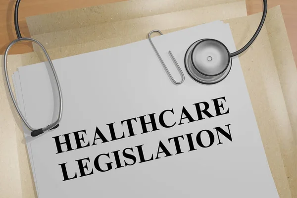 Egészségügyi jogszabály - orvosi koncepció — Stock Fotó