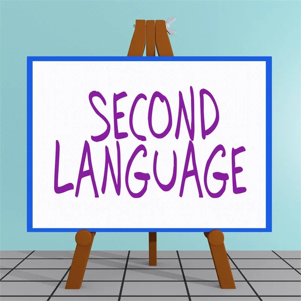 Second Language concept