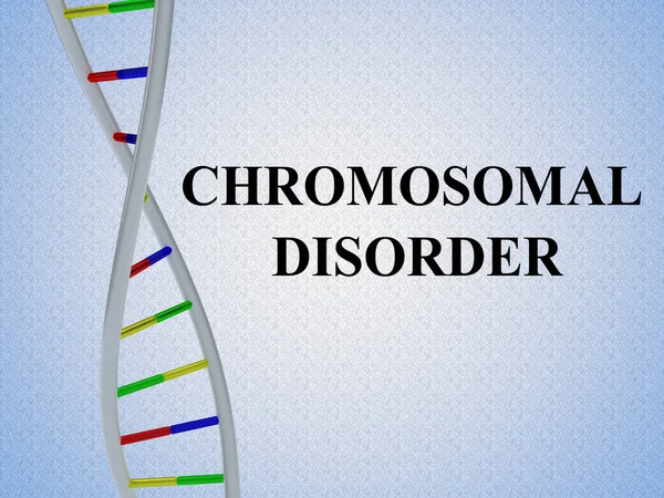 Konsep Gangguan Kromosom — Stok Foto