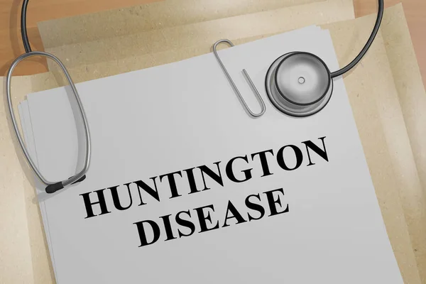 Koncept Huntingtonovy choroby — Stock fotografie