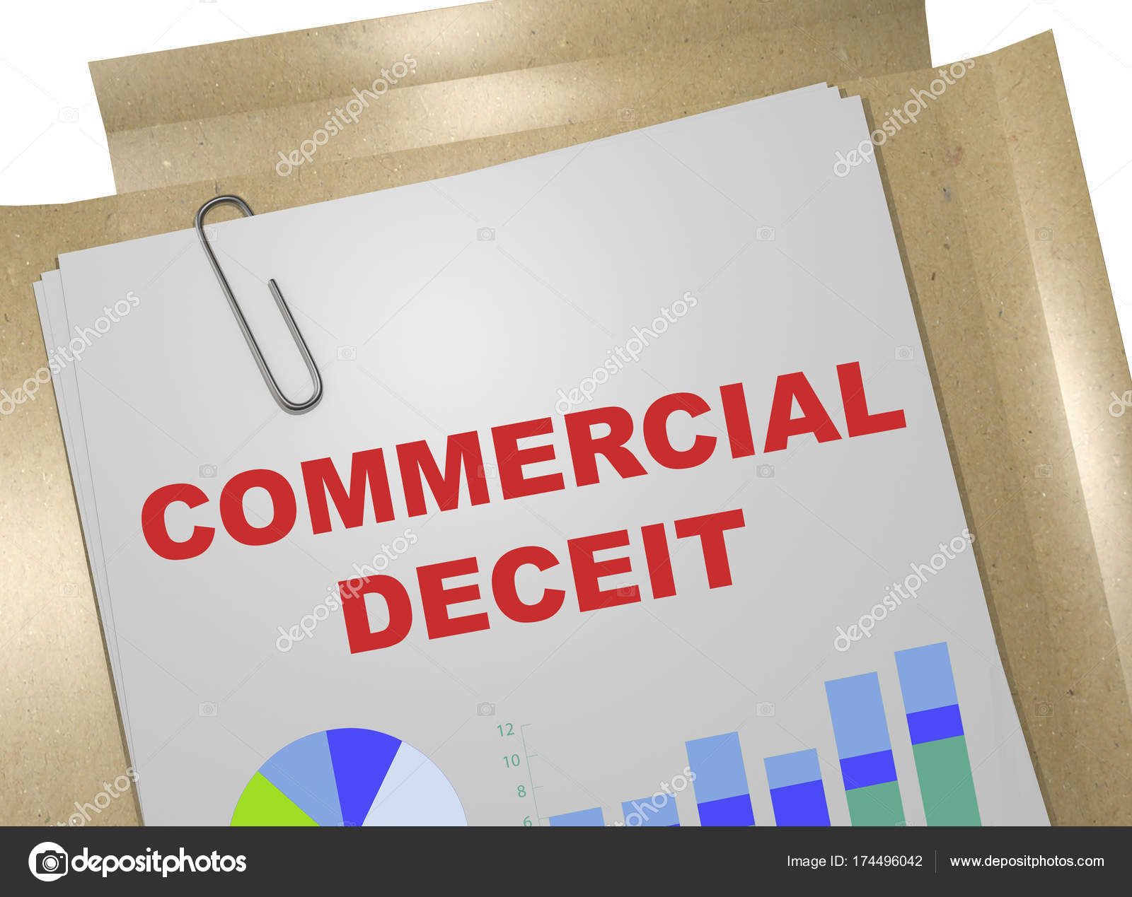 Concepto de engaño comercial — Foto de Stock