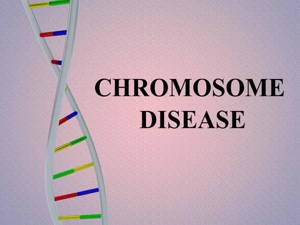 染色体疾患概念 — ストック写真