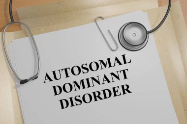Autosomal Dominant Disorder concept clipart