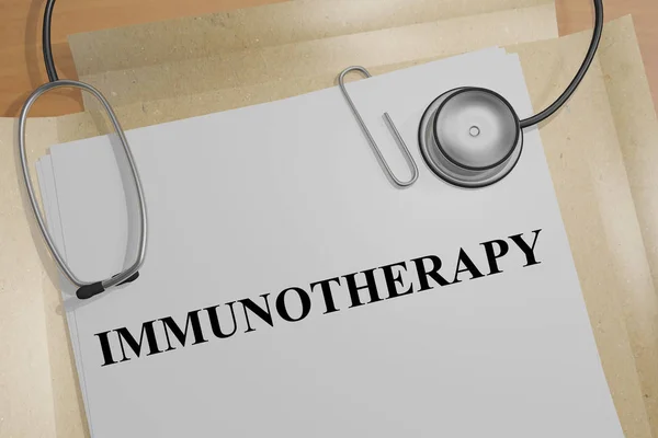Inmunoterapia - concepto médico — Foto de Stock
