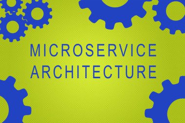 Microservice Architecture concept clipart