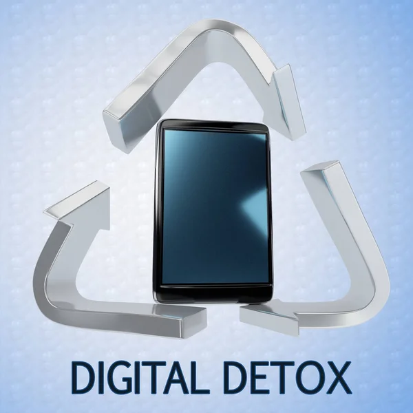 Concepto de desintoxicación digital — Foto de Stock