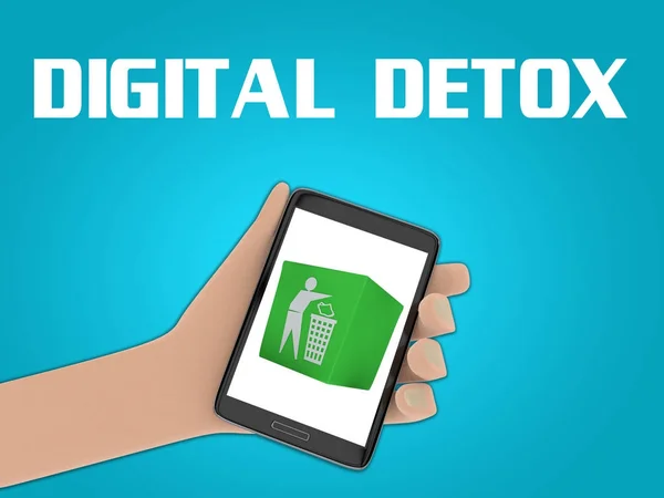 Digital Detox concept