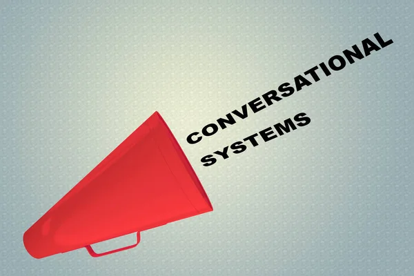 Conversational Systems concept — Stock Photo, Image