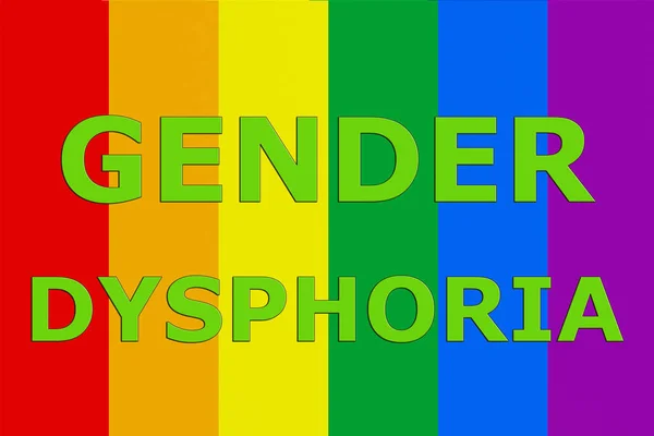 Gender Dysphoria koncept — Stockfoto