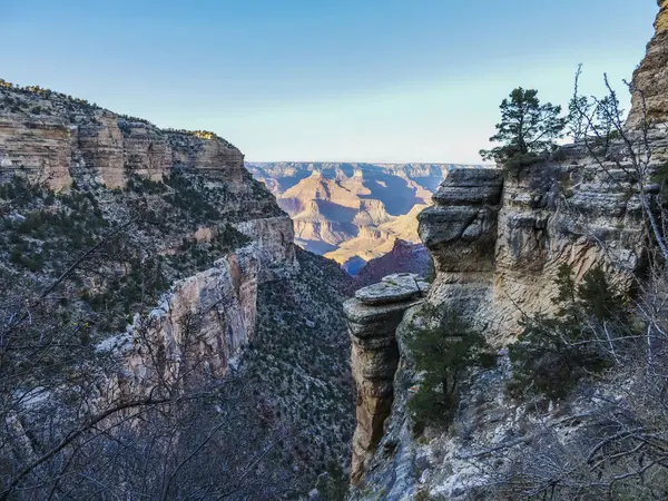 Grand Canyon View Point from South Rym — стоковое фото