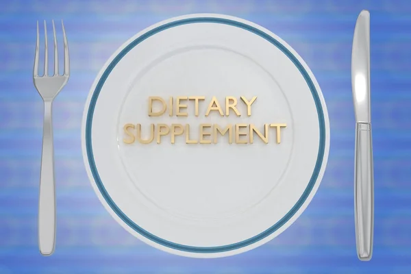 Dietary Supplement concept — Stockfoto