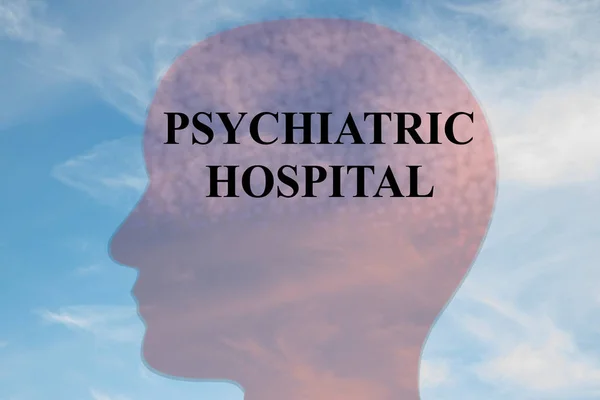 Psychiatrisch ziekenhuis concept — Stockfoto