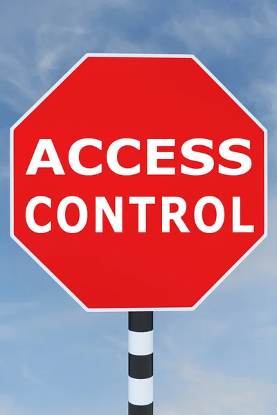 Concetto di controllo accessi — Foto Stock