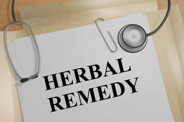 Remedio herbal - concepto médico — Foto de Stock