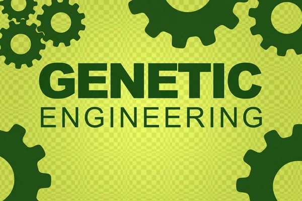Koncepcja inżynierii genetycznej — Zdjęcie stockowe