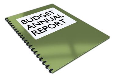 Budget Annual Report concept clipart