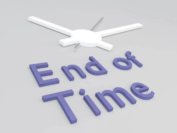 Concepto de Fin de Tiempo — Foto de Stock