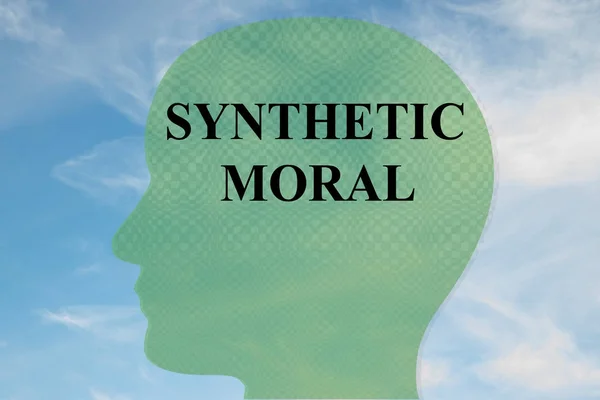 SYNTHETIC MORAL concept — Stock Photo, Image