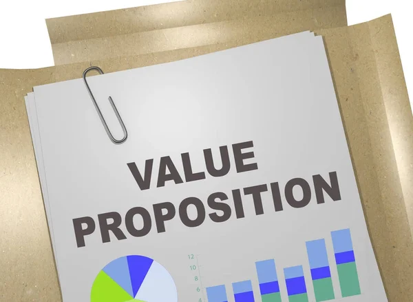 VALUE PROPOSITION concept — Stock Photo, Image