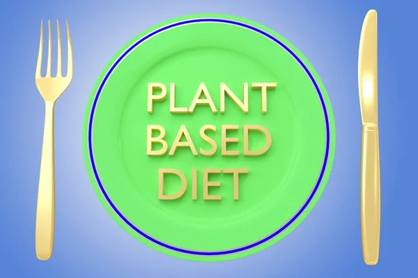 Концепція PLANT BASED DIET — стокове фото