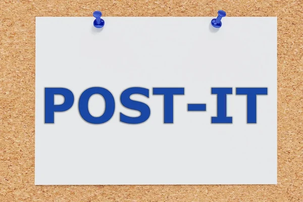 Post-It έννοια — Φωτογραφία Αρχείου