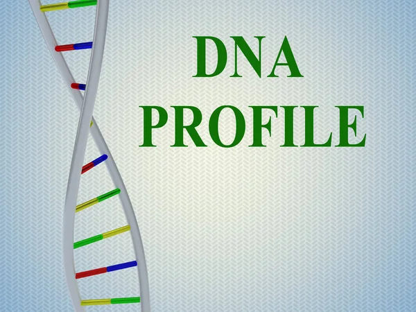 青のグラデーション背景に分離された Dna 二重らせん Dna プロファイル スクリプトの イラストレーション — ストック写真