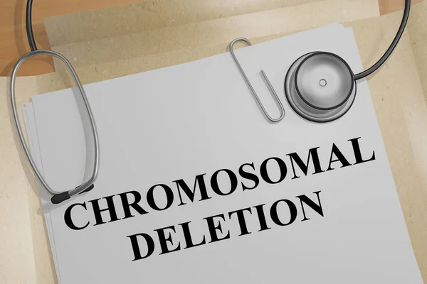 Conceito de eliminação cromossómica — Fotografia de Stock