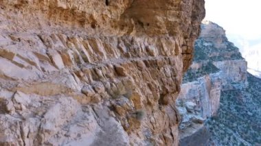 Bright melek Grand Canyon dağda eğri iz
