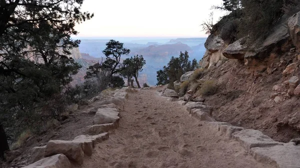 Jalan tanah Trail di Grand Canyon — Stok Foto