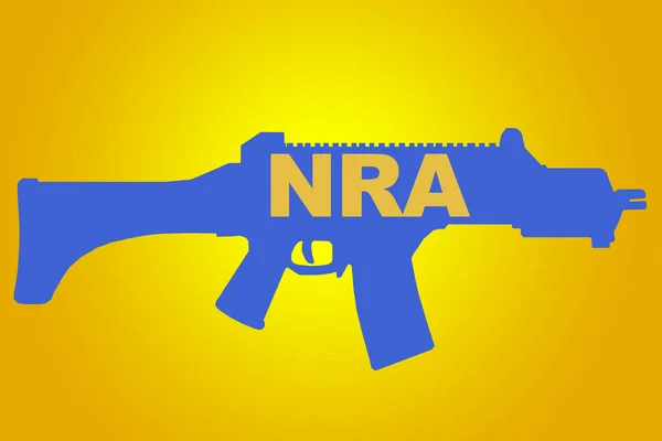 National Rifle Association koncept — Stockfoto