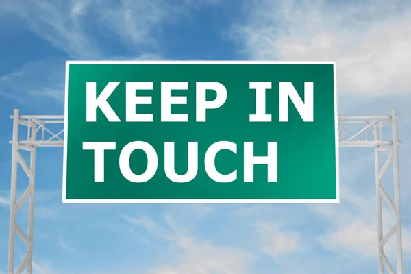 KEEP IN TOUCH concept — Stock Photo, Image